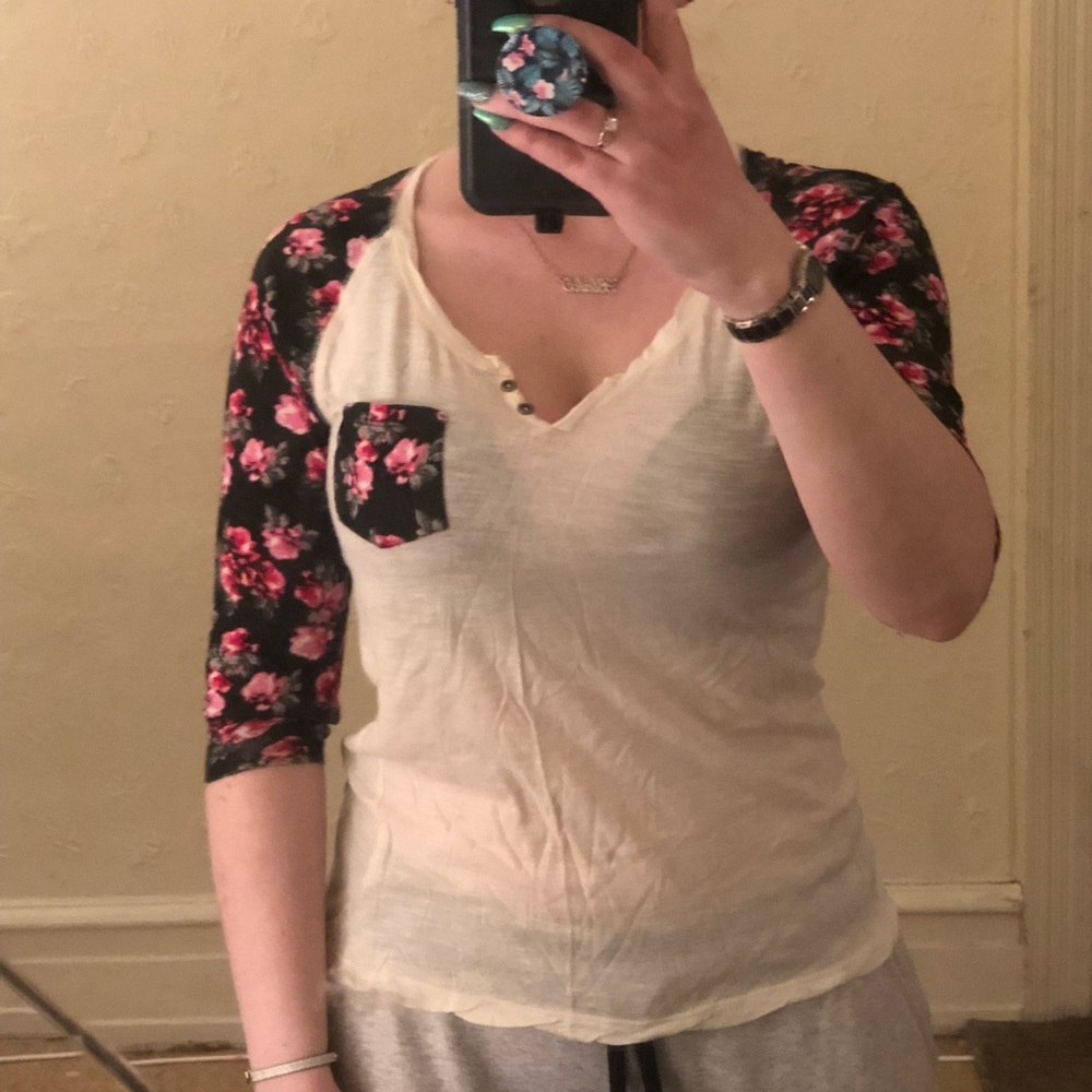 Floral Print Tee